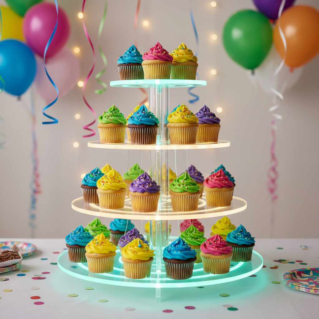 Beyond the Basic Tiered Tray: What Really Matters When Choosing an LED Cupcake Stand Display for Party Desserts