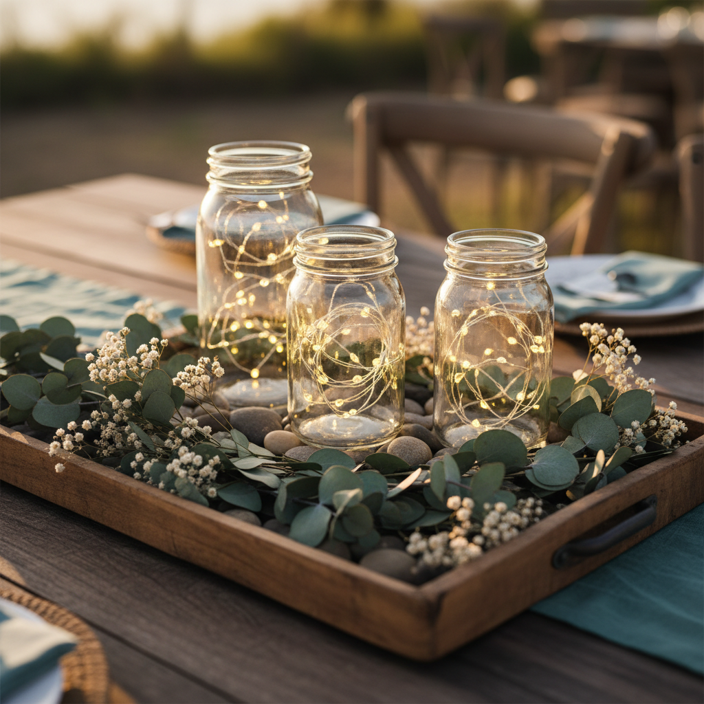The Real Difference Between Simple Jars and Styled Mason Jar Centerpiece Ideas with Fairy Lights — And Which One Fits Your Event
