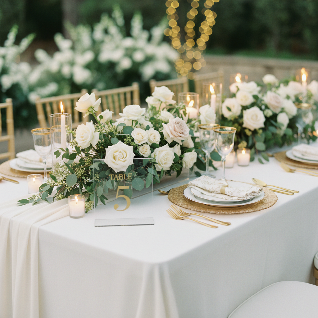 The Hidden Cost of Cheap Acrylic Table Number Signs for Wedding Reception: Why They Look Wrong in Photos and How to Avoid It