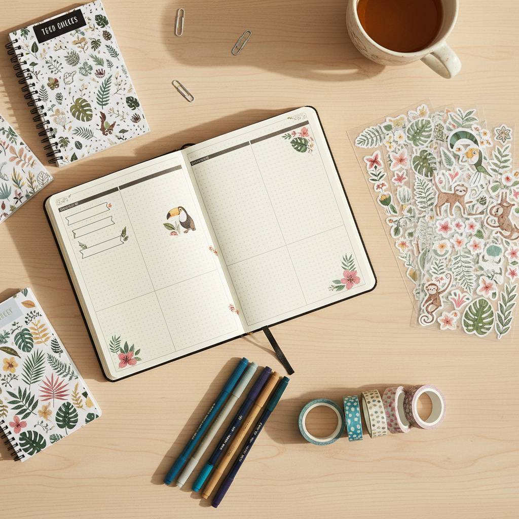 Why Washi Sticker Book Ideas for Bullet Journaling Fail in Real Spreads — and How to Fix It Without Buying More Supplies