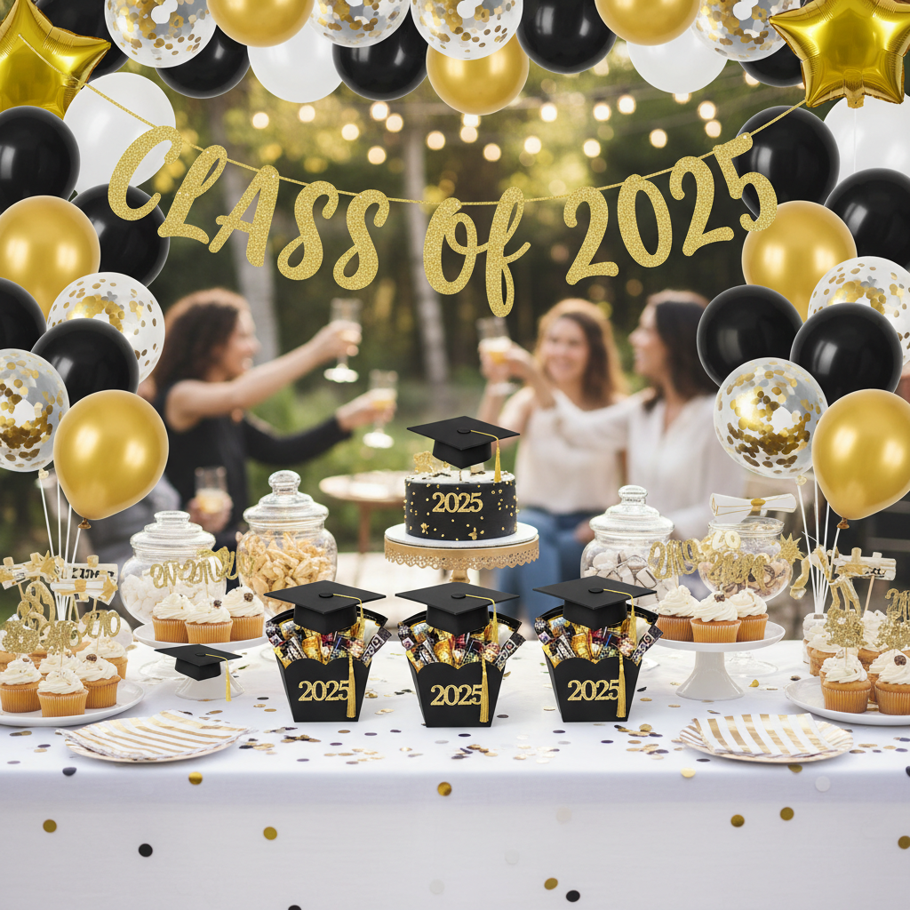 Graduation Candy Boxes Sizing Decoded: How to Pick the Right Treat Box for Class of 2025 Parties, Table Centerpieces, and Guest Favors