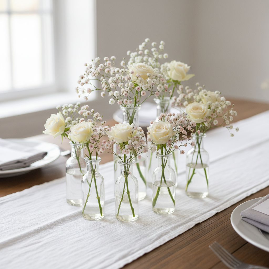 Mini Glass Bud Vases for Centerpieces on a Budget: How to Get Stunning Table Décor Without Spending a Fortune