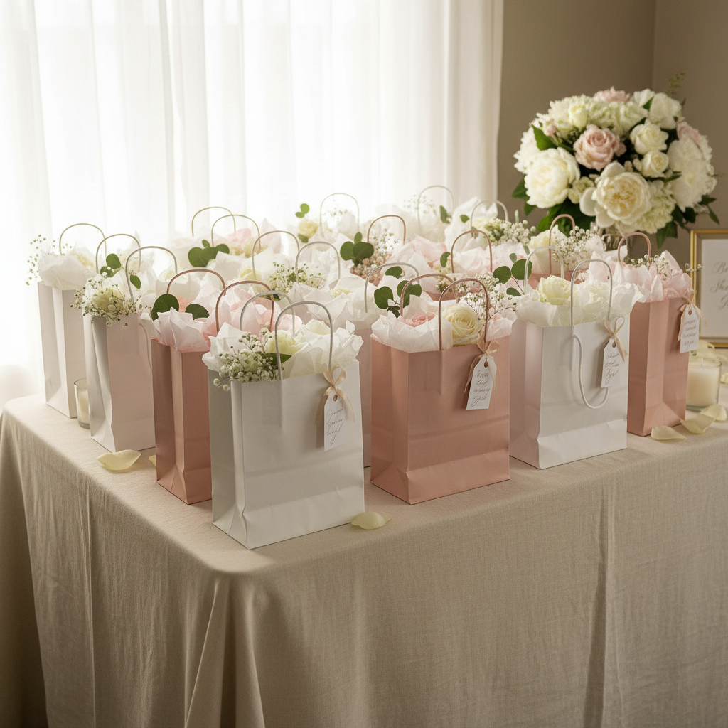 Small Space, Big Impact: How to Use Paper Gift Bags for Weddings and Showers Without the Stress