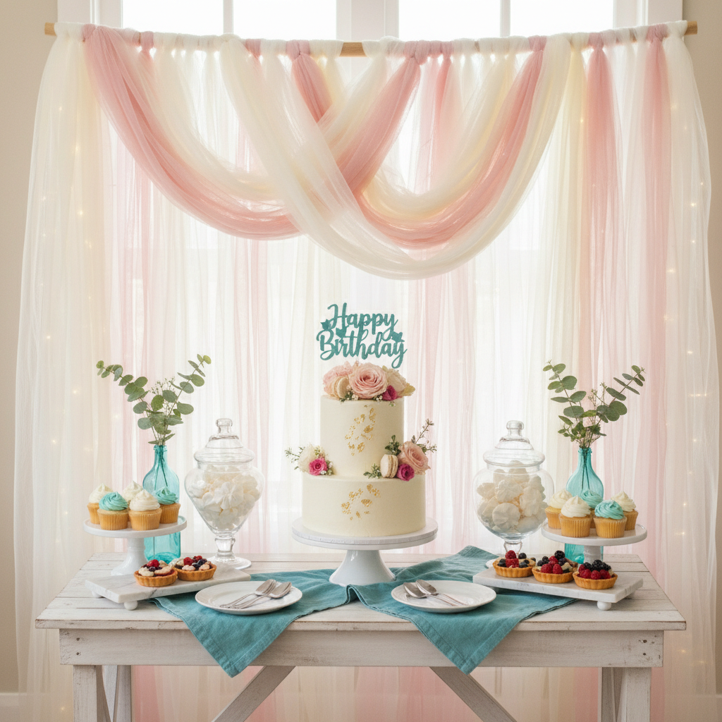 Tulle Fabric Rolls Sizing Decoded: How to Pick the Right Width and Yardage for Photo Backdrops, Table Skirts, and Ceiling Drapes