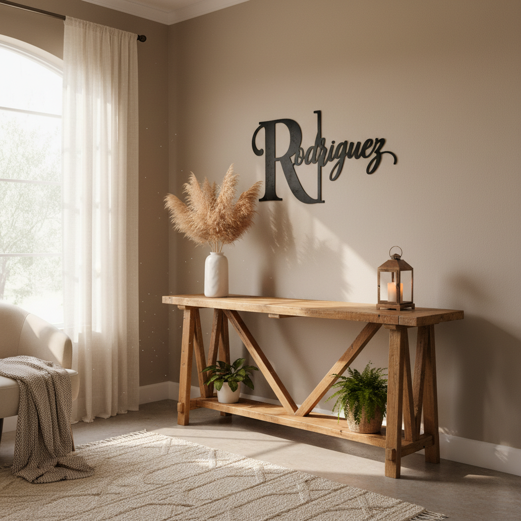 From Bare Walls to Meaningful Spaces: A Step-by-Step Custom Family Name Metal Sign Guide for Home Decorators