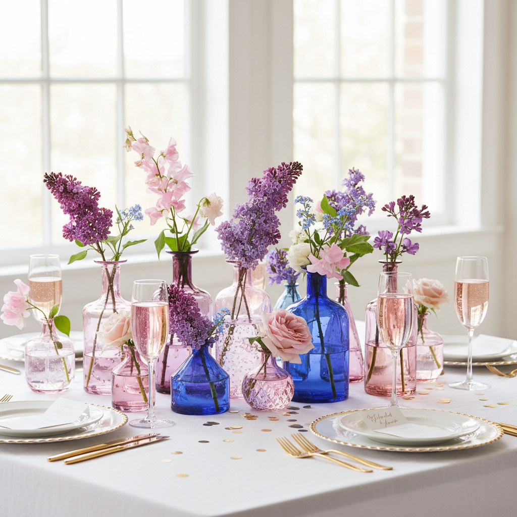 Colorful Glass Bud Vases for Party Centerpieces 101: Everything a First-Time Party Planner Should Know Before Their First Purchase