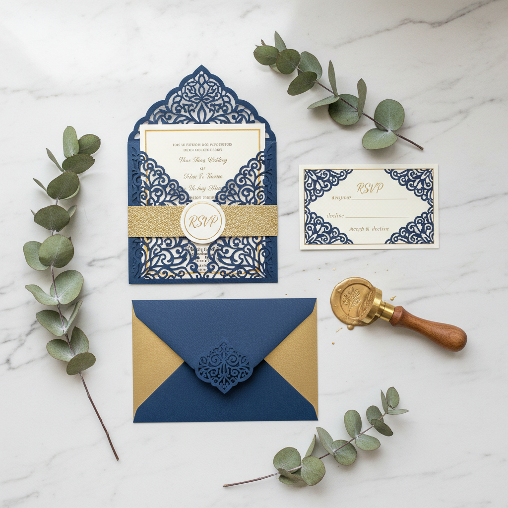 Laser Cut Wedding Invitation Sets with Envelopes: A Room-by-Room Guide to Styling Your Complete Stationery Suite