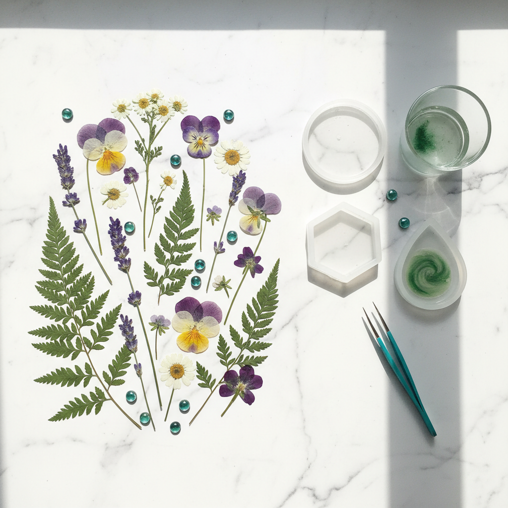 What Store-Bought Embellishments Cannot Do: Complex Layered Jewelry, Where Pressed Dried Flowers for Resin Jewelry DIY Take Over