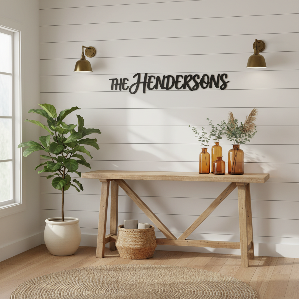 Personalized Metal Name Signs for Home Decor in Every Room: A Room-by-Room Guide to Choosing the Right Custom Sign