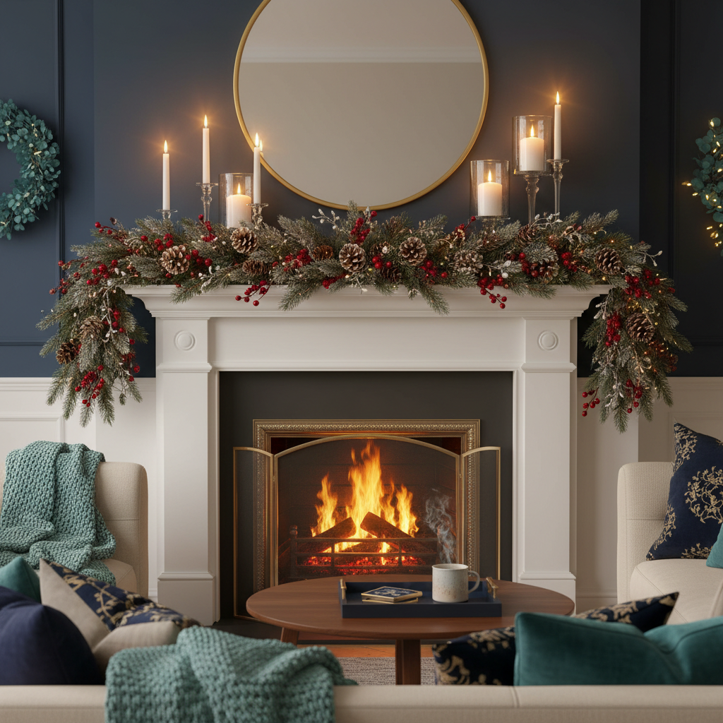 What Smart Decorators Spend on Garland Quality and Skip the Overrated Extras in Christmas Artificial Garland Mantel Fireplace Decor