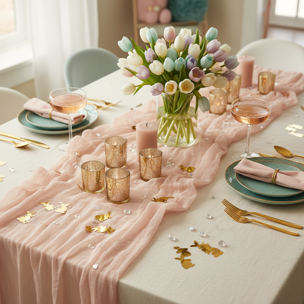 Why Easter Spring Table Scatter Confetti Decor Often Falls Flat at Brunch — and How to Layer It Without Buying a Cart Full of Extras