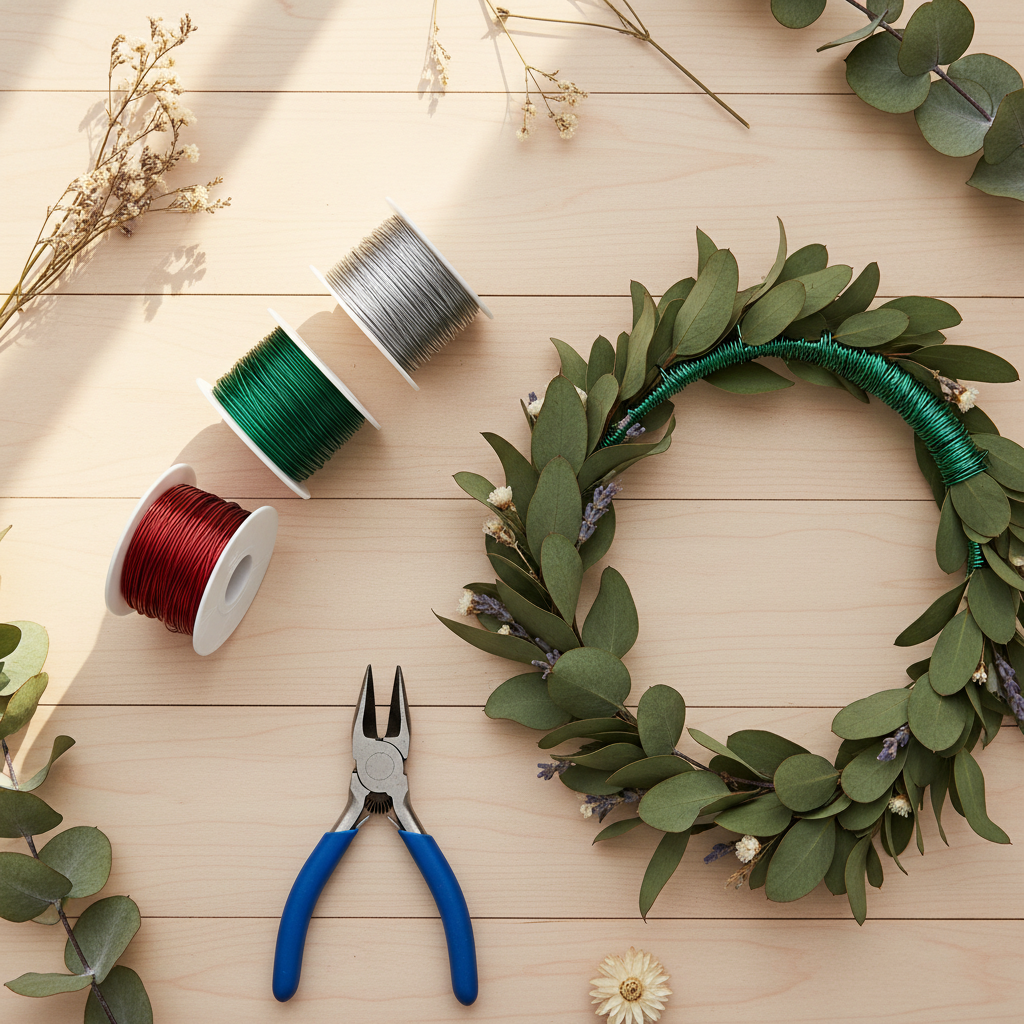 The Real Difference Between Cloth-Covered and Bare Metallic Floral Wire for Craft and Wreath Making — And Which One Fits Your Project