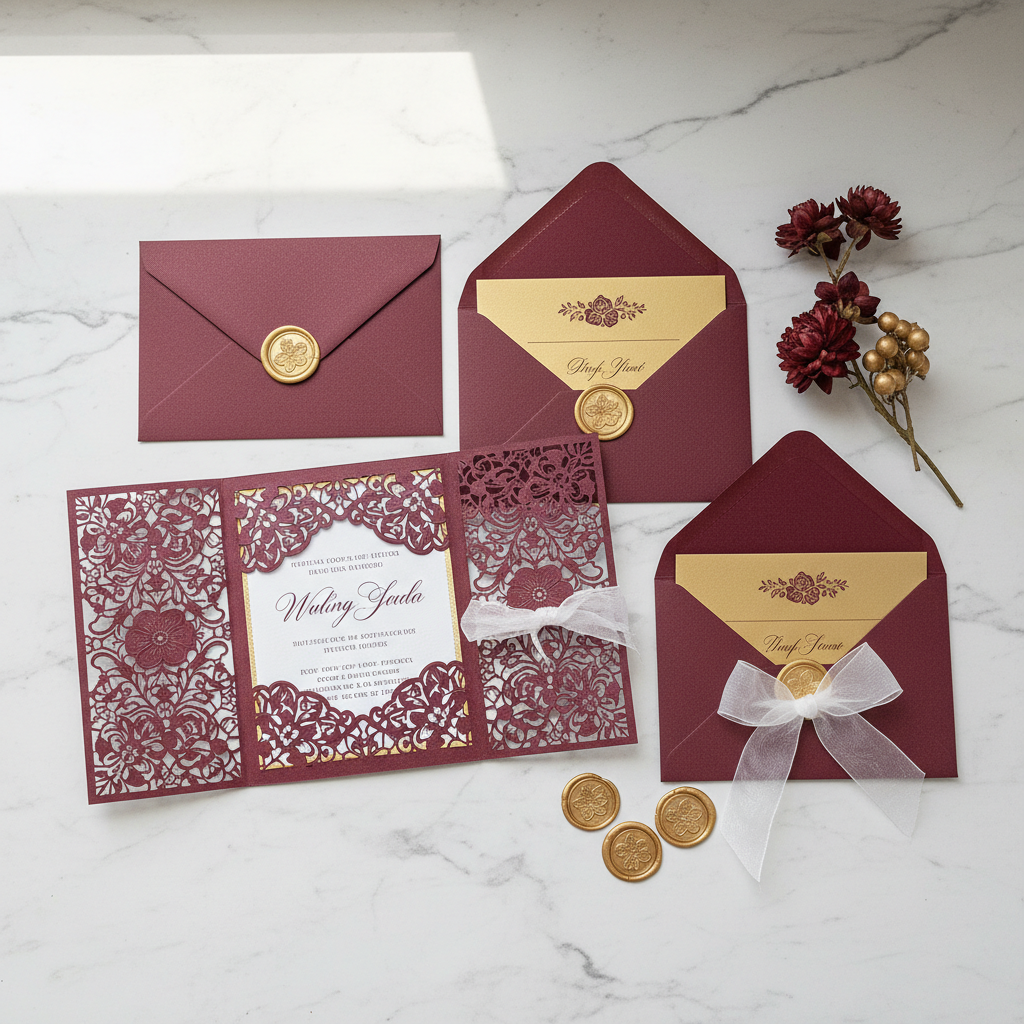Small Space, Big Impact: How to Choose Wedding Invitation Cards with Envelopes Sets That Wow Guests on Any Budget