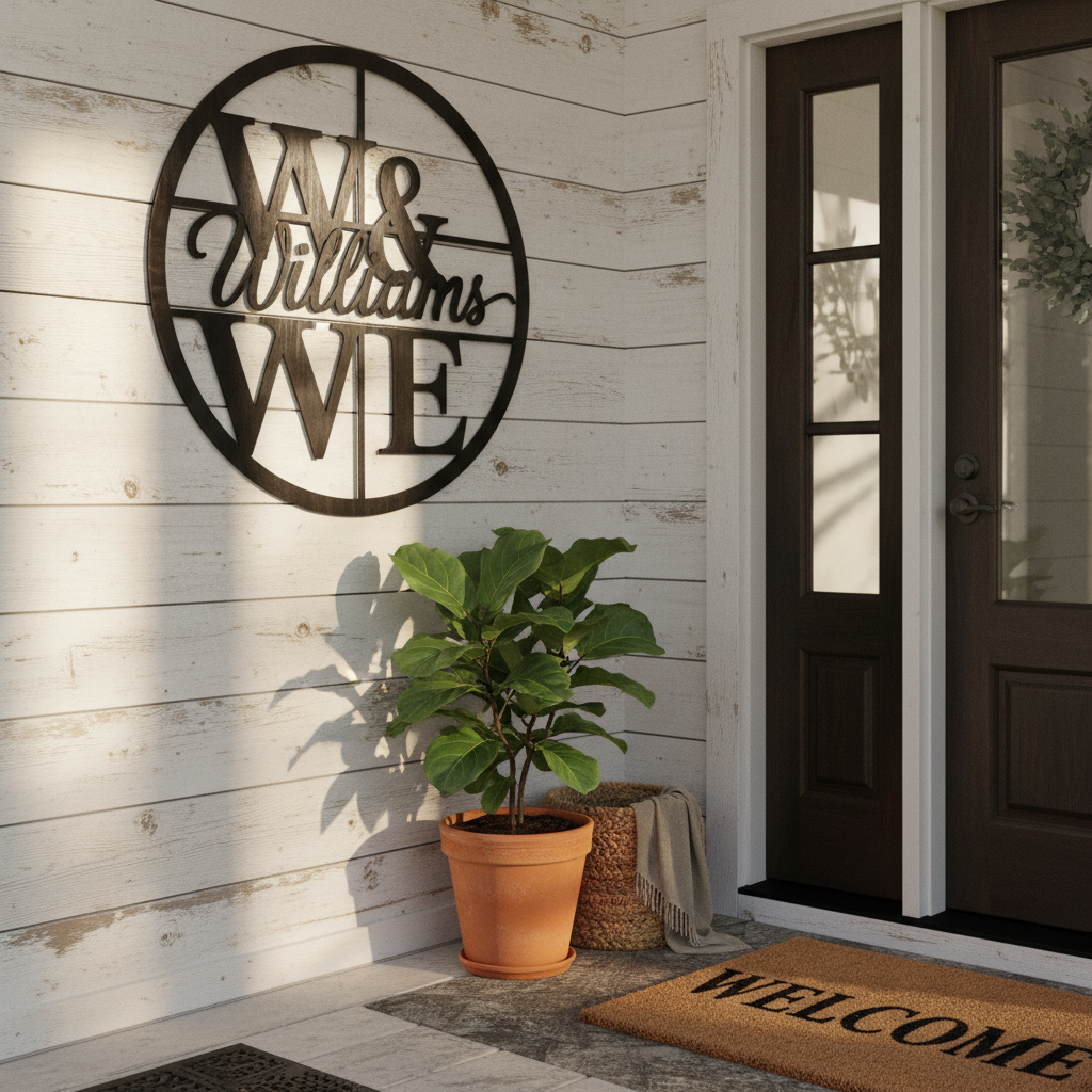 The Hidden Cost of Cheap Personalized Metal Monogram Signs: Why Fading and Flaking Happens and How to Prevent It