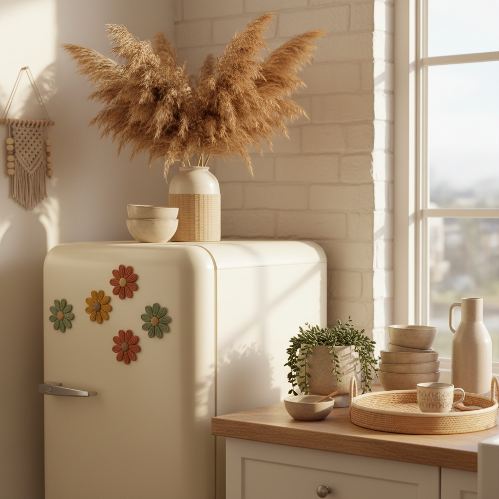 Why Bohemian Hippie Fridge Magnets Often Look Cluttered in Home Decor — and How to Style Them Without a Complete Room Overhaul