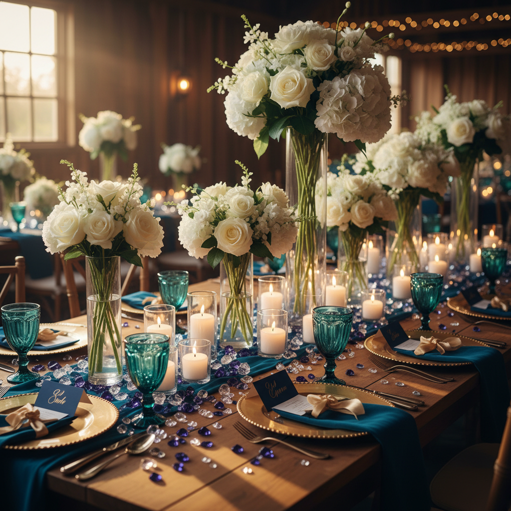 Acrylic Confetti Scatter Ideas for Tables on Paper, Breathtaking Results in Any Event Setting: Reading Centerpiece Specs