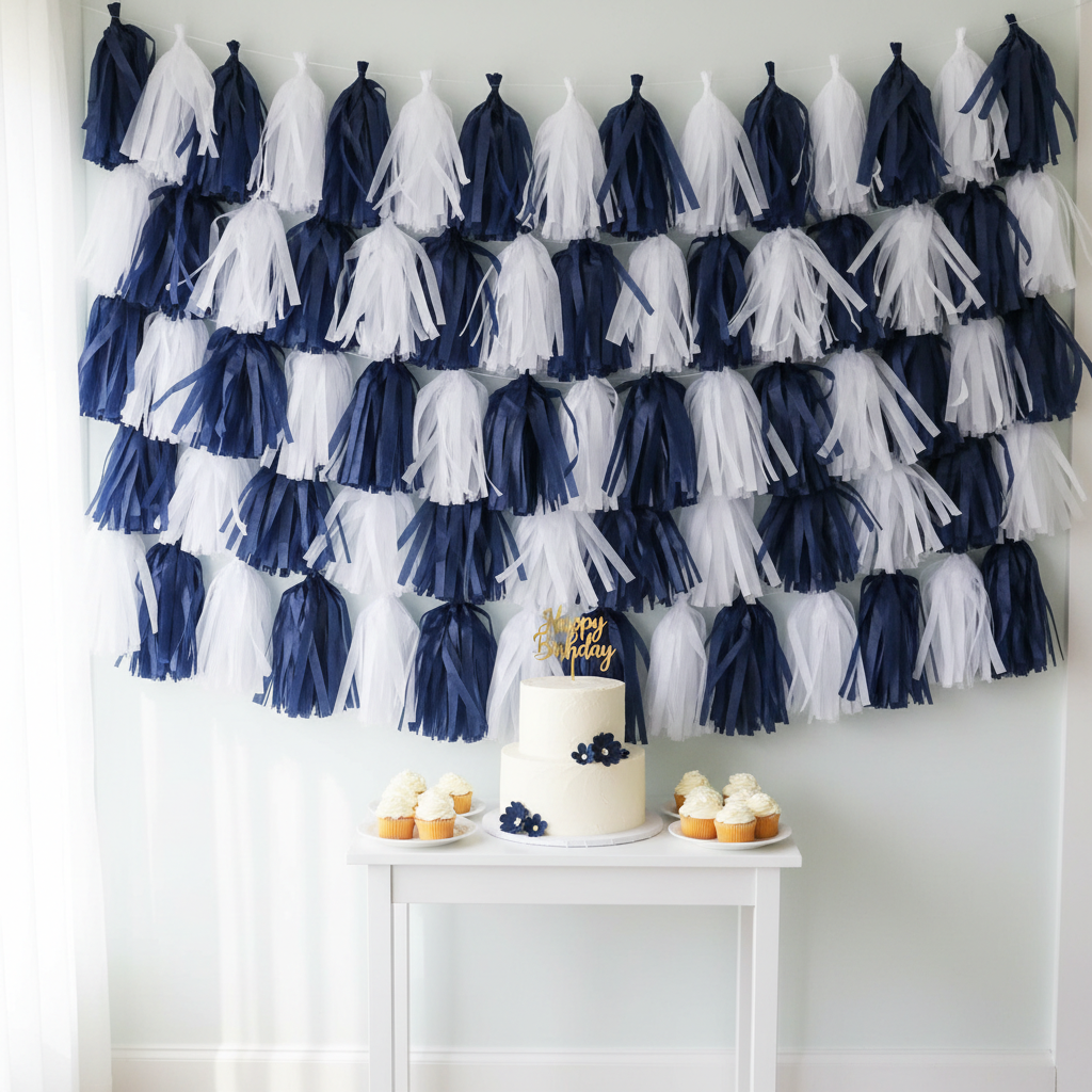 Why Your DIY Tissue Paper Tassel Garland Party Backdrop Keeps Looking Limp Instead of Lush