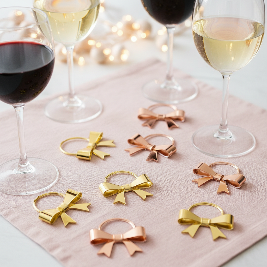 The Forgotten Detail That Makes Every Party Guest Feel Remembered: Elegant Wine Glass Charms
