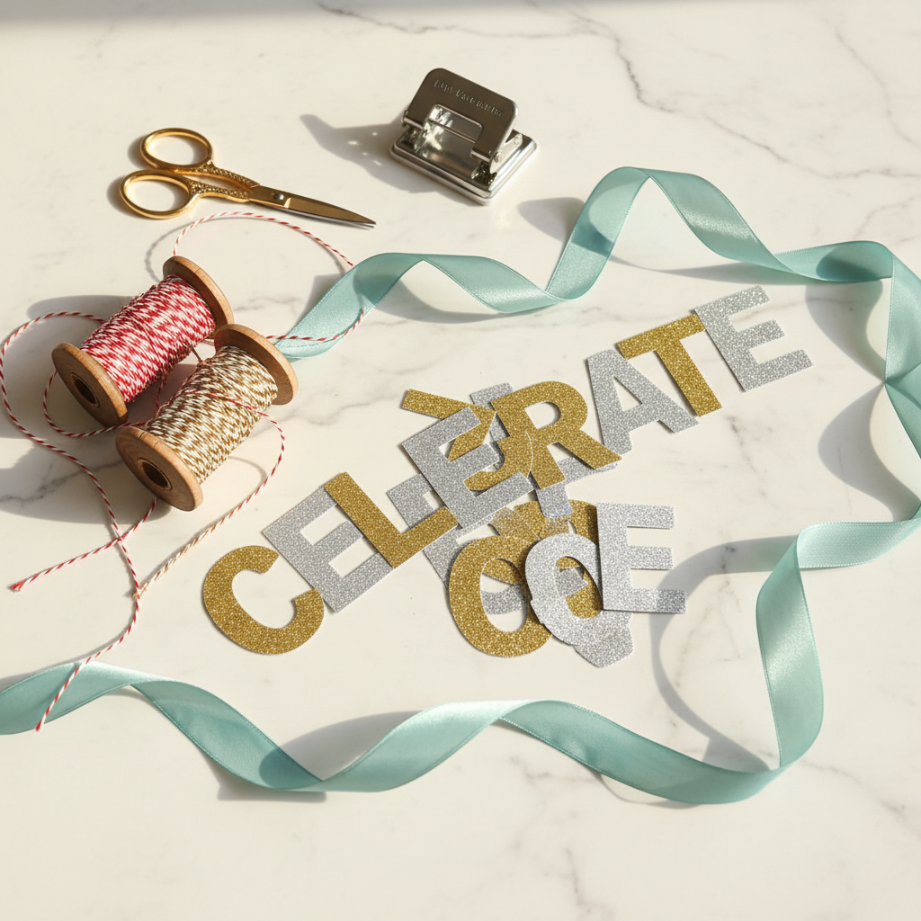DIY Glitter Letter Banner Ideas That Actually Hold Up Through the Whole Party