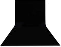 HEMMOTOP Black Photo Backdrop 10x12ft, Large Photography backdrops for Photoshoot, Black Background Screen Fabric for Birthday Parties, Video Recording, Weddings (Only Backdrop Without Stand)