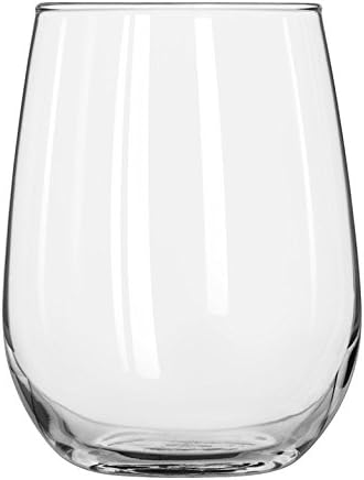 Wine Glasses Set of 12, Stemless Red and White, Dishwasher Safe