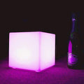 10-inch Rechargeable LED Cube Light w/Remote