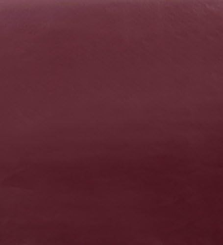 Vinyl Tablecloth, Burgundy Rectangle 52 x 90 Inch, 6.0 Gauge