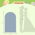 Arch Cover Arch Spandex Cover for Metal Arch Backdrop, 4ft – Dusty Blue