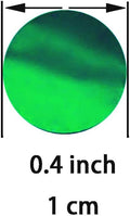 Foil Metallic Round Table Confetti Decor – Green, Summer Tropical