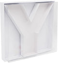 12" Fillable Cardboard Letter Charcuterie Gift Cupcake Box With Cover Sweets Packaging (Y)