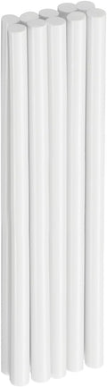 HARFINGTON 10pcs Hot Glue Sticks 0.28" Dia x 5.91" Long EVA Mini Hot Melt Adhesive Glue Stick for Hot Melt Gun Wood Plastic Glass Flowers Fabrics Foam, White
