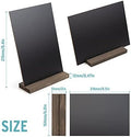 Mini Chalkboard Signs, 6 X 9 Inch Vintage Tabletop Chalk Board Sign