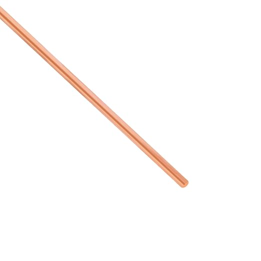 12 Gauge/2.0 mm 16.5 Feet 5 oz 99.9% Dead Soft Copper Wire for Electroculture Gardening, Jewelry Making, Beading, Science Projects, DIY Artwork, Pure Bare Copper Wire