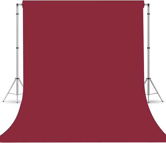 Wine Red Photography Backdrop for Photoshoot, Photo Backdrop Curtain, Perfect Wine Red Backdrops for Party Portrait Photoshoots Video Studio 10FTx20FT