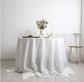 100% Pure Round Tablecloths Round Machine Washable, 70Inch – Linen