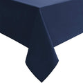Hiasan Waterproof Tablecloth Rectangle - Washable Fabric Table Cloth for Dining Room Kitchen Birthday Party and Outdoor Use, Navy Blue, 70 x 120 Inch