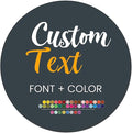 Custom Stickers for Weddings, Birthdays & Businesses - Personalized Labels with Your Logo - Waterproof, Fade and Heat Resistant - Pack of 100-1000 (Custom Text, 5 Inch)