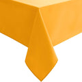 Hiasan Orange Yellow Rectangle Tablecloth - Waterproof Washable Fabric Table Cloth for Dining Party and Outdoor Use, 70 x 120 Inch