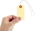 Blank Manila Shipping Tags with Wire, Size-3