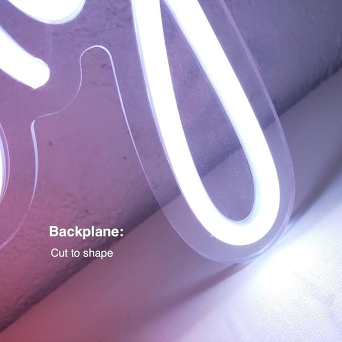 LED Neon Sign Wall Light with USB Power, Acrylic, 17.7 Inch Party Decor