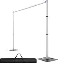 Backdrop Stand Heavy Duty 10x10Ft, Adjustable Metal Frame Pipe and Drape,Background Stand for Wedding Birthday Party Decorations