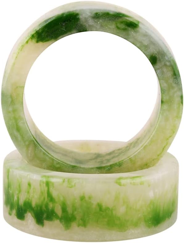 Napkin Rings - Set of 12 Pastel Glossy Epoxy Resin Holders