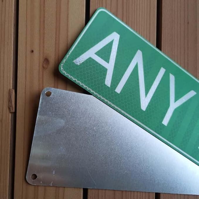 Custom Signs Outdoor Metal, Personalized Street Sign for Home Bar Wall Decor, Fade Resistant .040 Aluminum, 4 x 18 Inches