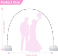 Balloon Arch Kit, 7.4 ft Black Glass Fiber Frame with Electric Pump