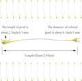 3mm Pearl Straight-head Artificial Floral Pistil, 700Pcs – Yellow