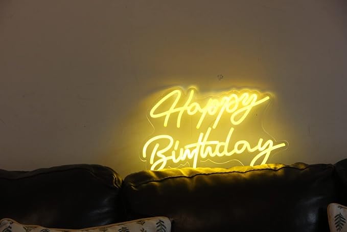 LED Neon Sign Wall Light, 16 Inch Acrylic USB Powered Party Decor