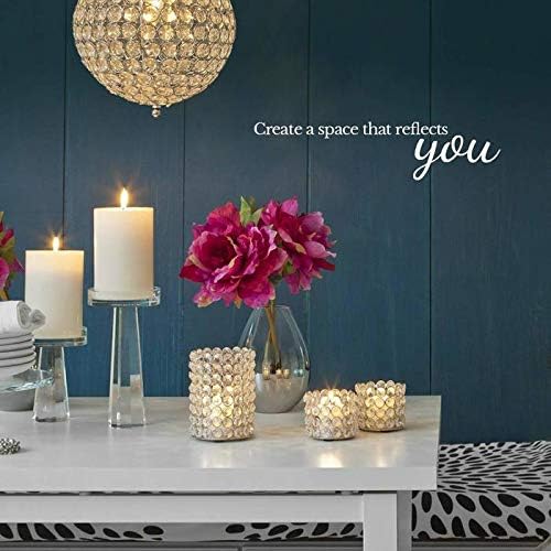 Serene Spaces Living 5in Clear Ribbed Glass Votive Holder, Decorative Centerpiece for Wedding, Christmas, Thanksgiving, Dining Table, Living Room, Home Décor, 3.5" Diameter & 5" Tall, Pack of 24