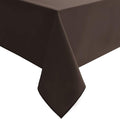 Hiasan Waterproof Tablecloth Rectangle - Washable Fabric Table Cloth for Dining Room Kitchen Birthday Party and Outdoor Use, Chocolate, 70 x 120 Inch