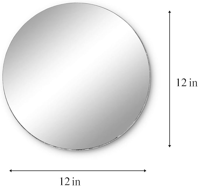 Super Z Outlet Round Mirror Wedding Table Centerpieces (12" Inches)