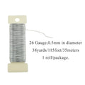 26Gauge Wire – Silver, 1 Roll